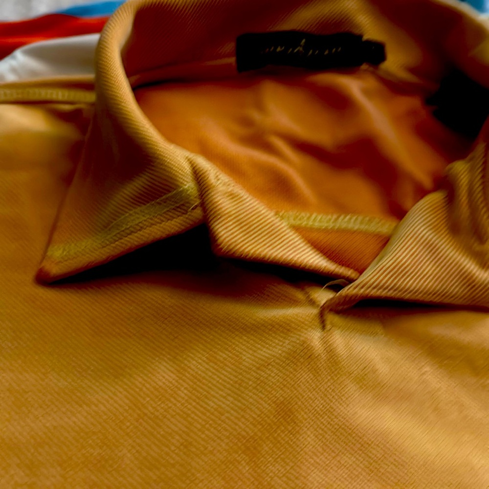 Gently worn Bugatchi men’s large short sleeve polo shirt.